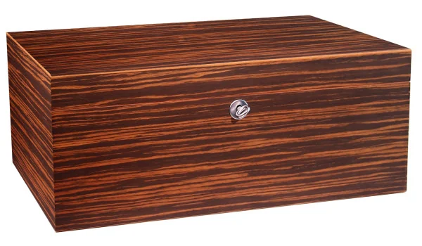 Brązowy humidor adorini Basic w rozmiarze L